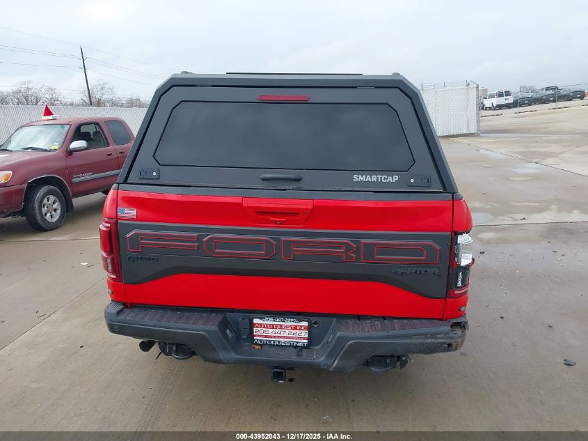 2018 Ford F-150 Raptor VIN: 1FTFW1RG8JFA15472 Lot: 43952043