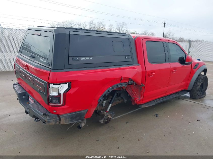 2018 Ford F-150 Raptor VIN: 1FTFW1RG8JFA15472 Lot: 43952043
