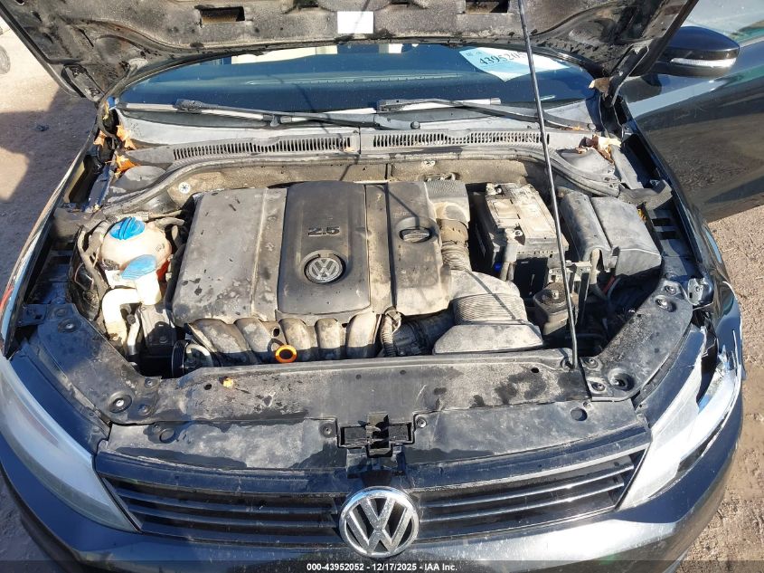 2011 Volkswagen Jetta 2.5L Se VIN: 3VWBX7AJ3BM369100 Lot: 43952052