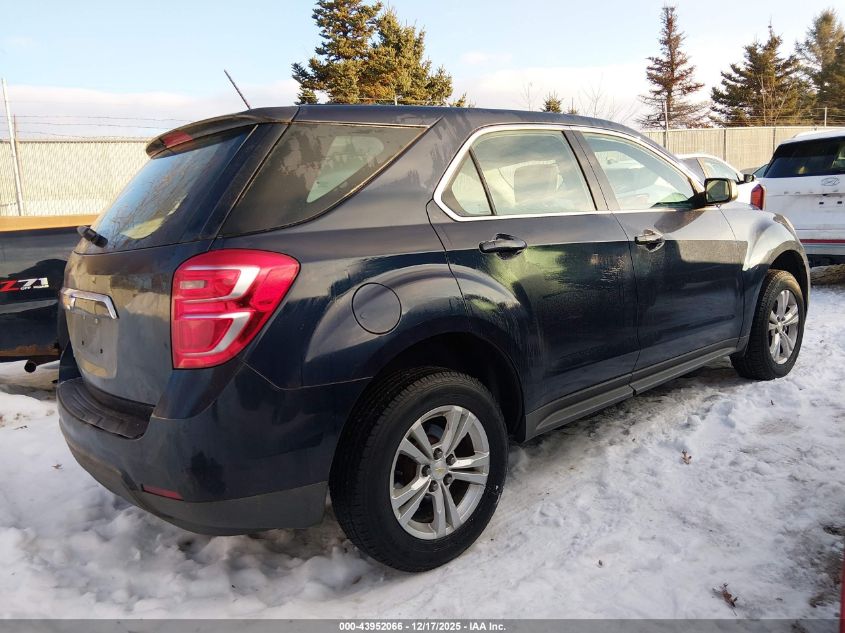 2017 Chevrolet Equinox Ls VIN: 2GNALBEK7H1534962 Lot: 43952066