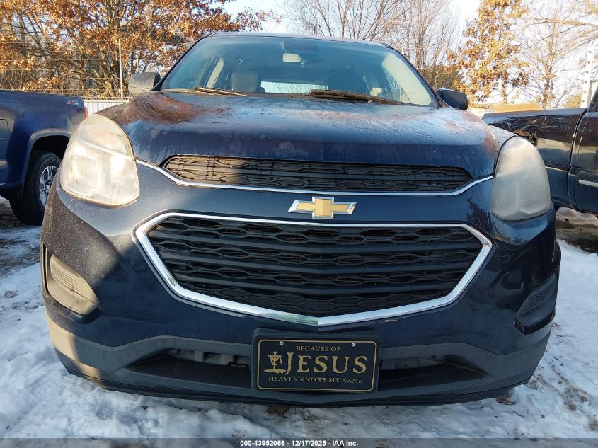 2017 Chevrolet Equinox Ls VIN: 2GNALBEK7H1534962 Lot: 43952066