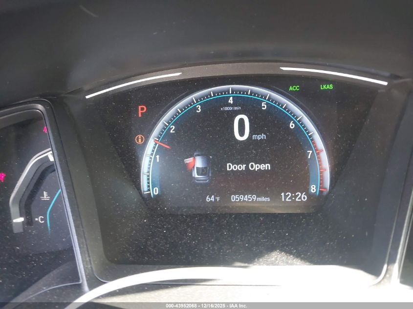 2019 Honda Civic Lx VIN: 2HGFC4B68KH307474 Lot: 43952068