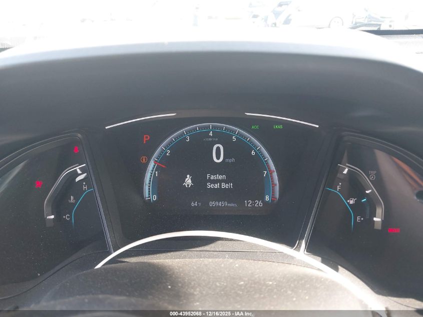 2019 Honda Civic Lx VIN: 2HGFC4B68KH307474 Lot: 43952068