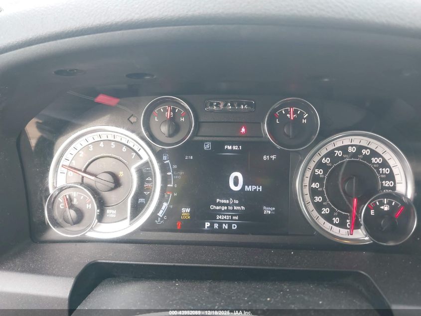 2013 Ram 1500 Big Horn VIN: 1C6RR7GT7DS524902 Lot: 43952069