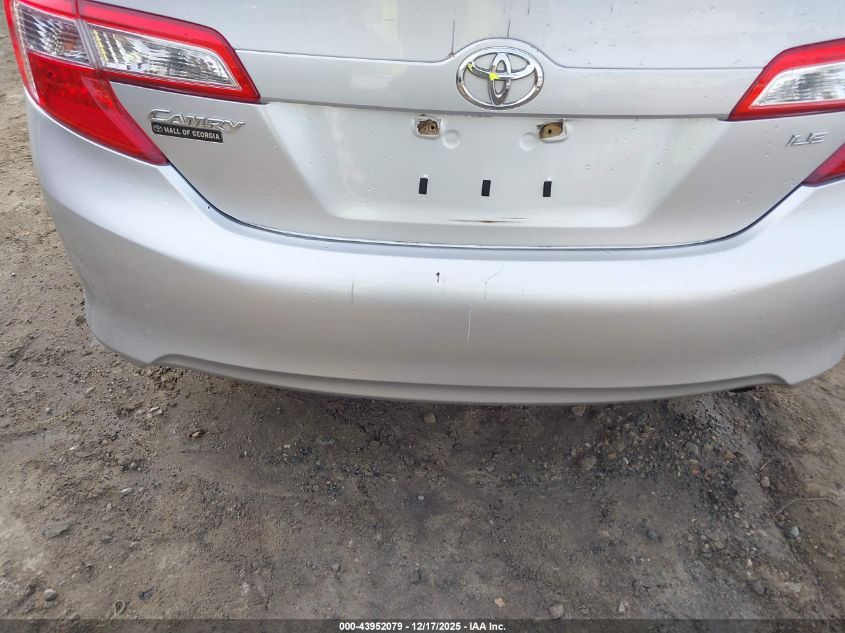 2012 Toyota Camry Le VIN: 4T1BF1FK5CU020534 Lot: 43952079