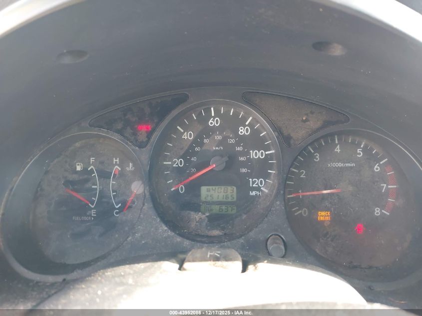 2004 Subaru Forester 2.5X VIN: JF1SG63644G707502 Lot: 43952086