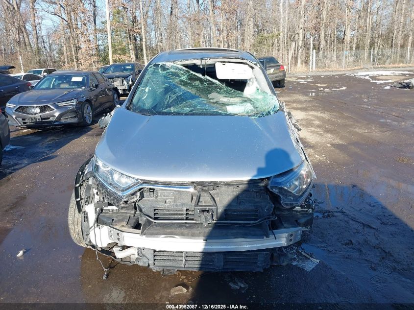 2019 Honda Cr-V Ex-L VIN: JHLRW2H89KX007487 Lot: 43952087