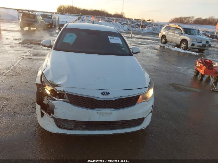 2016 Kia Optima Lx VIN: 5XXGT4L37GG057078 Lot: 43952089