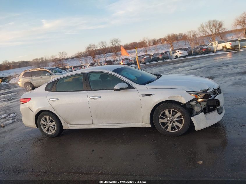 2016 Kia Optima Lx VIN: 5XXGT4L37GG057078 Lot: 43952089