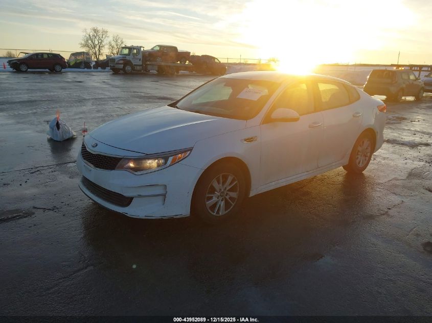 2016 Kia Optima Lx VIN: 5XXGT4L37GG057078 Lot: 43952089