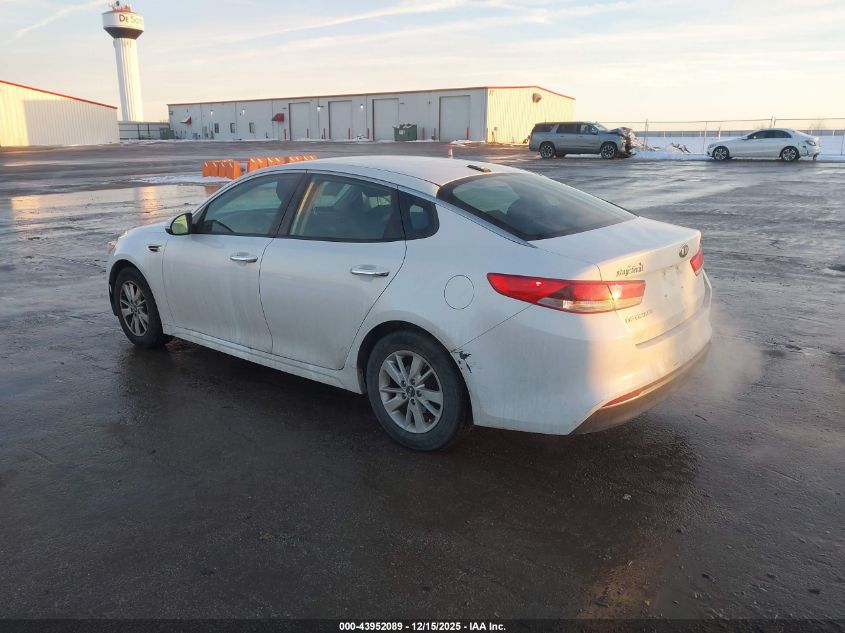 2016 Kia Optima Lx VIN: 5XXGT4L37GG057078 Lot: 43952089