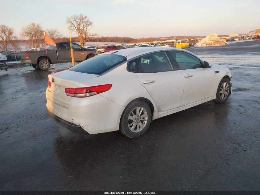 2016 Kia Optima Lx VIN: 5XXGT4L37GG057078 Lot: 43952089