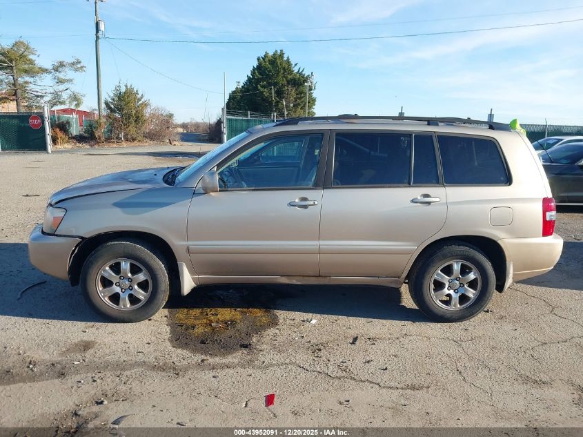 2004 Toyota Highlander V6 VIN: JTEDP21A640035420 Lot: 43952091