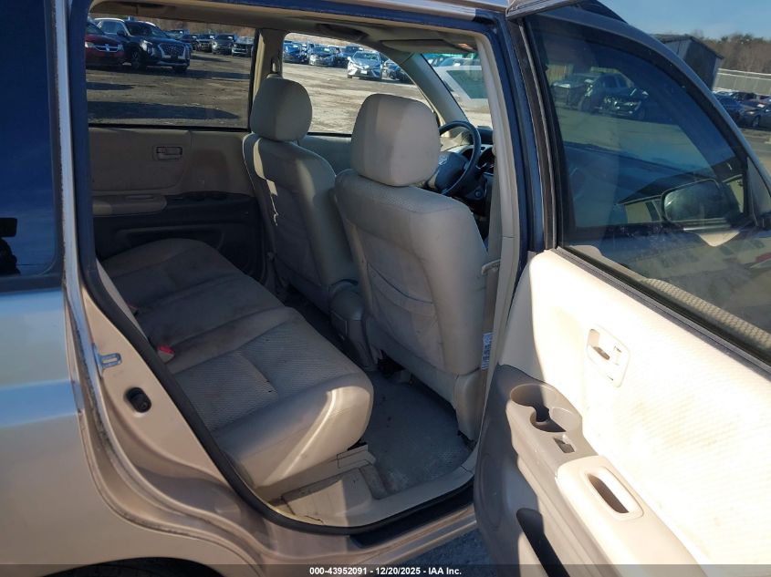 2004 Toyota Highlander V6 VIN: JTEDP21A640035420 Lot: 43952091