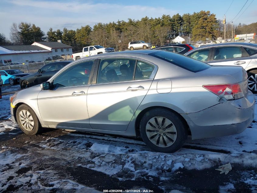 2010 Honda Accord 2.4 Lx VIN: 1HGCP2E38AA124702 Lot: 43952096