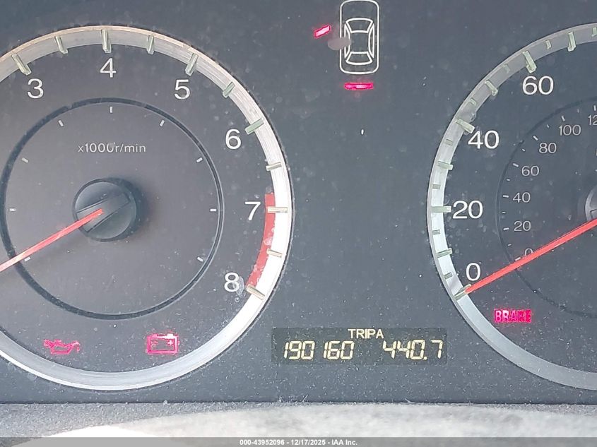 2010 Honda Accord 2.4 Lx VIN: 1HGCP2E38AA124702 Lot: 43952096