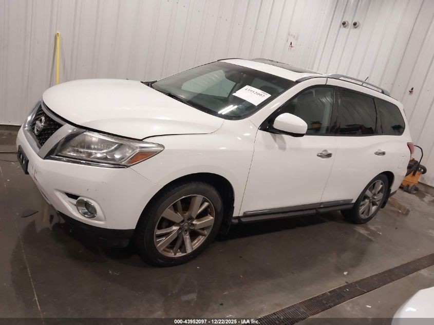 2014 Nissan Pathfinder Platinum VIN: 5N1AR2MNXEC642528 Lot: 43952097