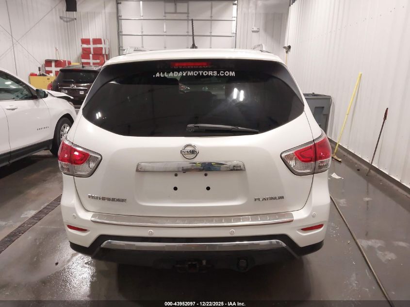 2014 Nissan Pathfinder Platinum VIN: 5N1AR2MNXEC642528 Lot: 43952097