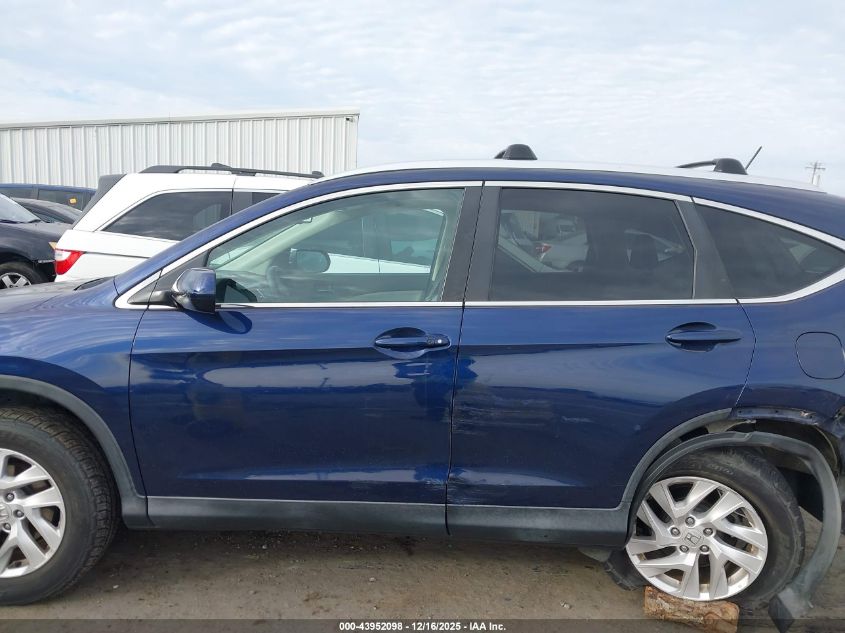 2015 Honda Cr-V Ex-L VIN: 2HKRM3H76FH529396 Lot: 43952098