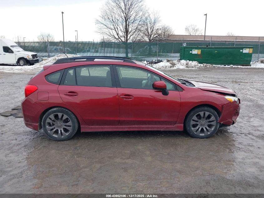 2014 Subaru Impreza 2.0I Sport Premium VIN: JF1GPAL61E8287346 Lot: 43952106