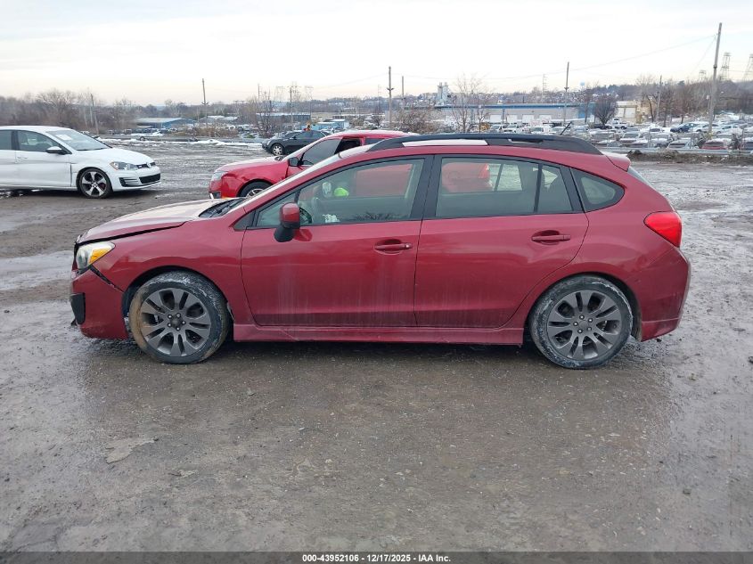 2014 Subaru Impreza 2.0I Sport Premium VIN: JF1GPAL61E8287346 Lot: 43952106