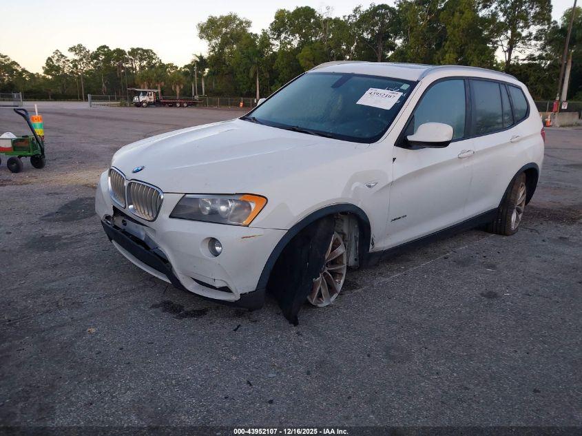 2013 BMW X3 xDrive28I VIN: 5UXWX9C57D0D02376 Lot: 43952107