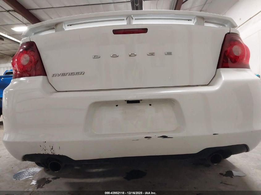2013 Dodge Avenger Se V6 VIN: 1C3CDZAG9DN526304 Lot: 43952118