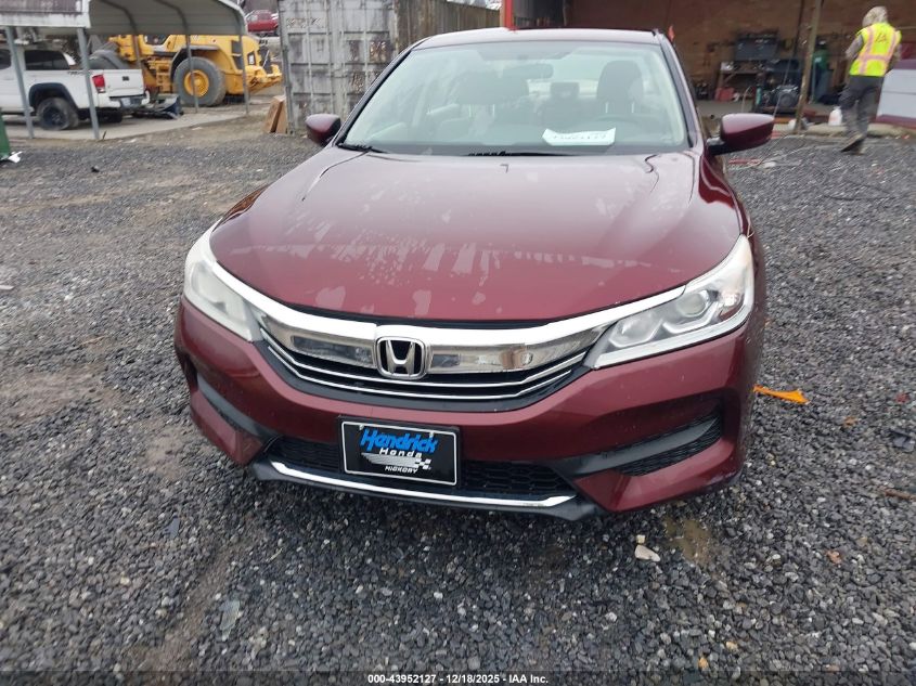 2017 Honda Accord Lx VIN: 1HGCR2F35HA098837 Lot: 43952127