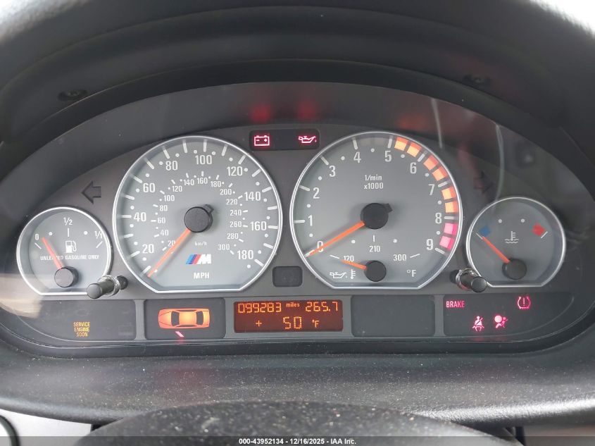 2002 BMW M3 VIN: WBSBL93402JR13222 Lot: 43952134