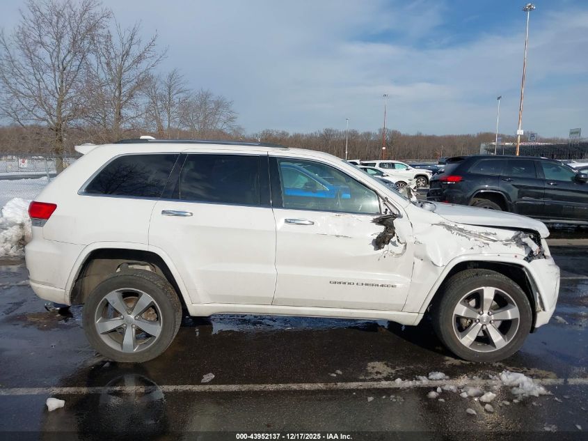 2016 Jeep Grand Cherokee Overland VIN: 1C4RJFCG9GC381596 Lot: 43952137