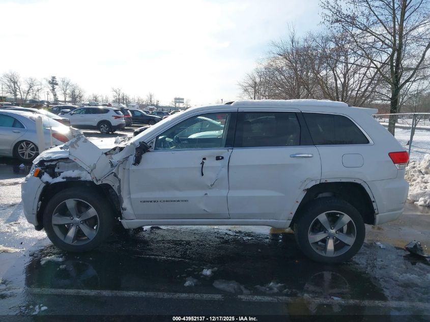 2016 Jeep Grand Cherokee Overland VIN: 1C4RJFCG9GC381596 Lot: 43952137