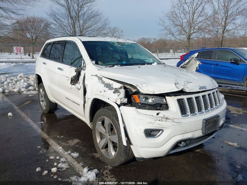 2016 Jeep Grand Cherokee Overland VIN: 1C4RJFCG9GC381596 Lot: 43952137