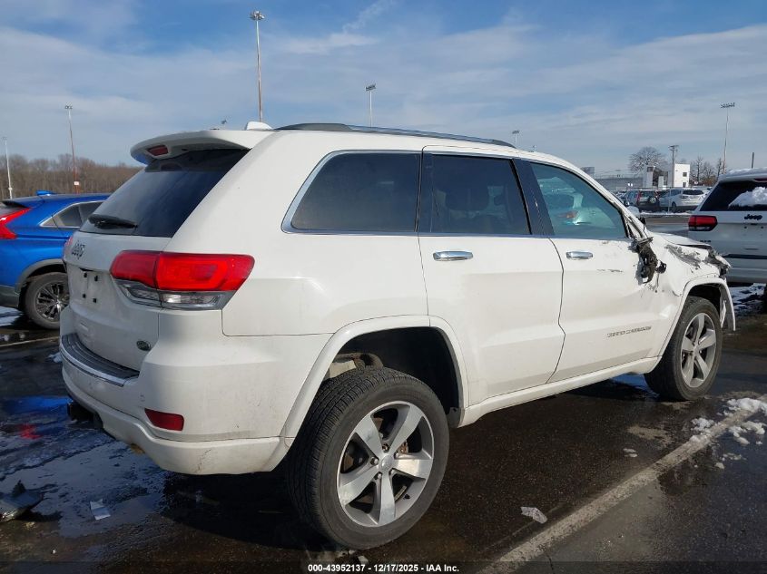 2016 Jeep Grand Cherokee Overland VIN: 1C4RJFCG9GC381596 Lot: 43952137