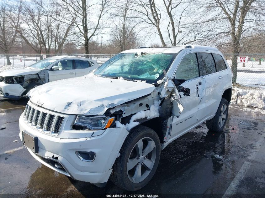 2016 Jeep Grand Cherokee Overland VIN: 1C4RJFCG9GC381596 Lot: 43952137