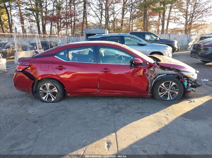 2022 Nissan Sentra Sv Xtronic Cvt VIN: 3N1AB8CV7NY299216 Lot: 43952142