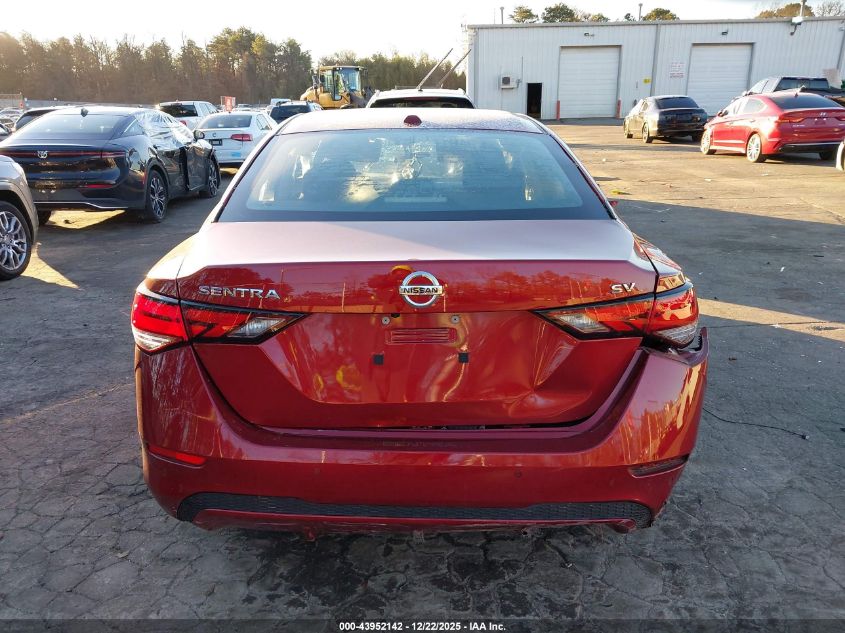 2022 Nissan Sentra Sv Xtronic Cvt VIN: 3N1AB8CV7NY299216 Lot: 43952142