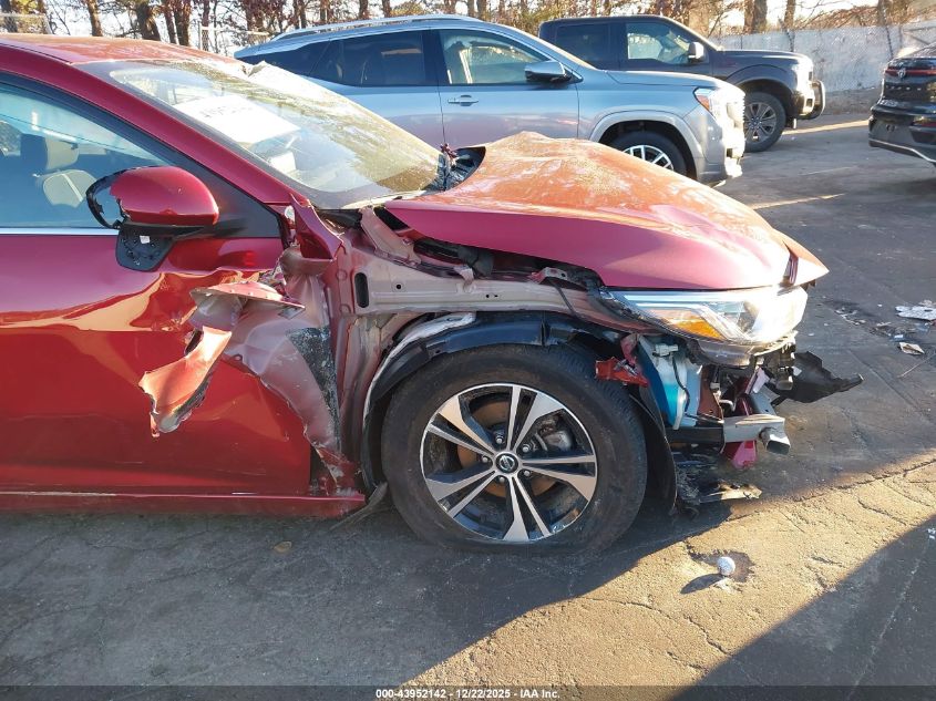 2022 Nissan Sentra Sv Xtronic Cvt VIN: 3N1AB8CV7NY299216 Lot: 43952142