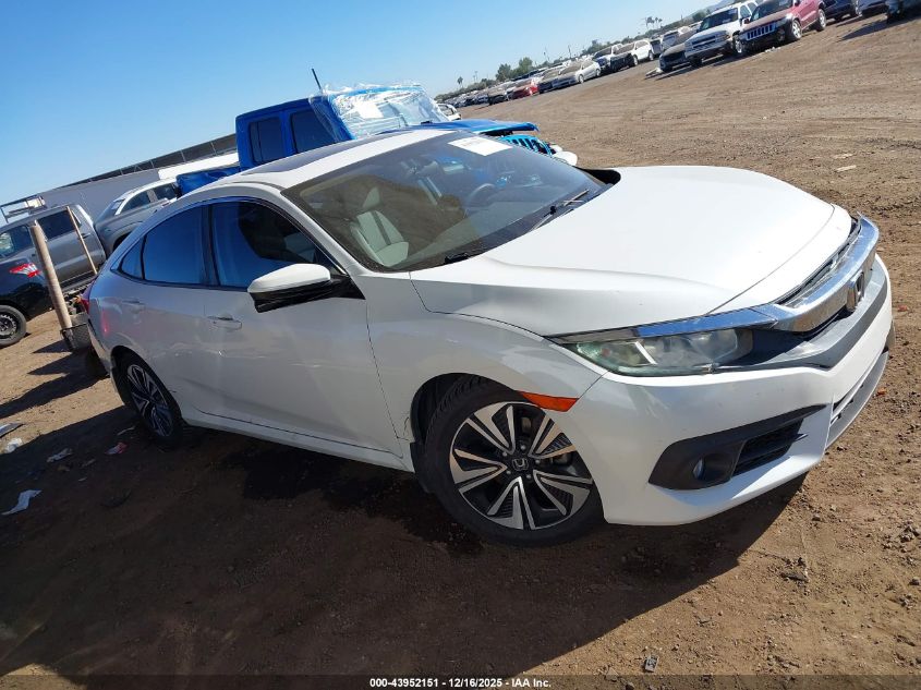 2017 Honda Civic Ex-T VIN: 19XFC1F33HE015202 Lot: 43952151