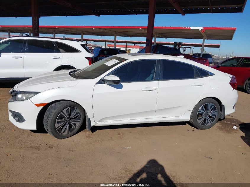 2017 Honda Civic Ex-T VIN: 19XFC1F33HE015202 Lot: 43952151