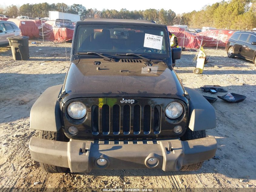 2014 Jeep Wrangler Sport VIN: 1C4AJWAG7EL134400 Lot: 43952159