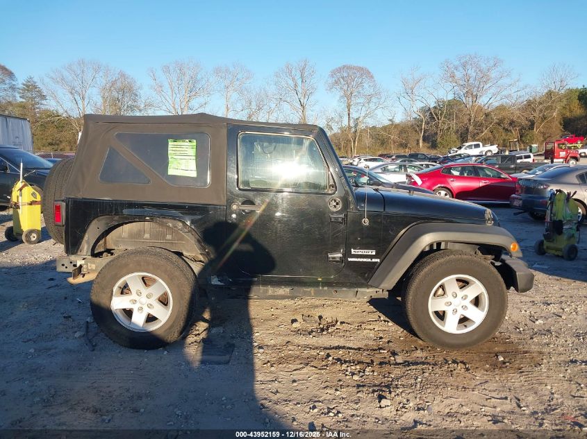 2014 Jeep Wrangler Sport VIN: 1C4AJWAG7EL134400 Lot: 43952159