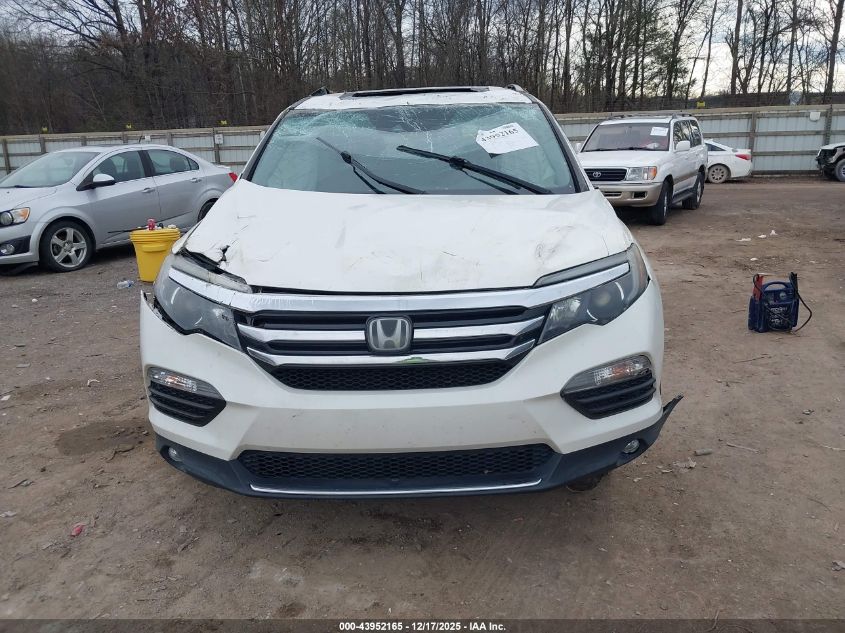 2017 Honda Pilot Touring VIN: 5FNYF6H99HB036418 Lot: 43952165
