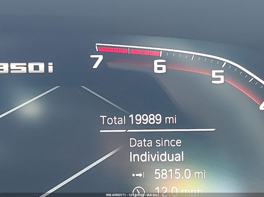 2019 BMW M850I xDrive VIN: WBABC4C5XKBU96217 Lot: 43952171