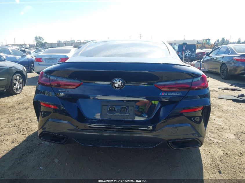2019 BMW M850I xDrive VIN: WBABC4C5XKBU96217 Lot: 43952171