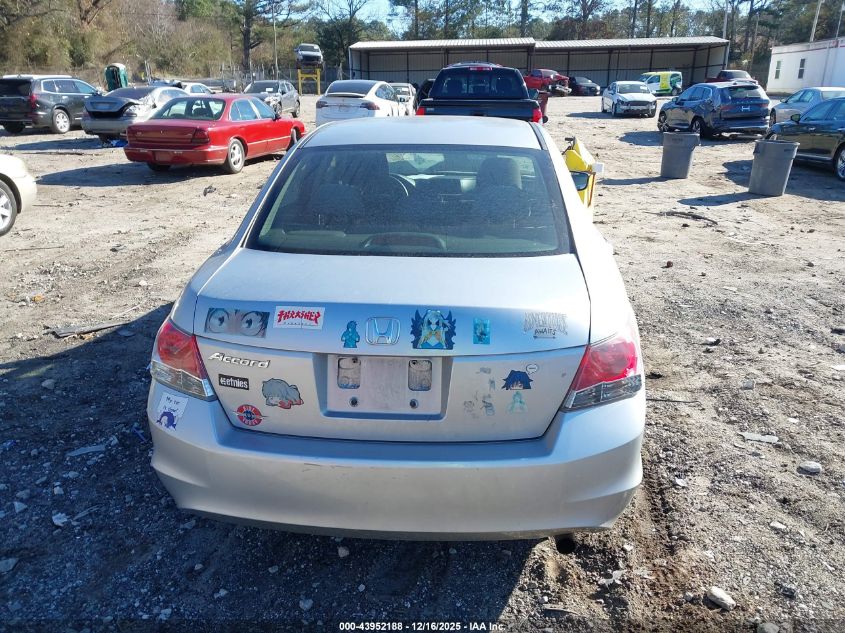 2008 Honda Accord 2.4 Lx VIN: JHMCP26318C011135 Lot: 43952188