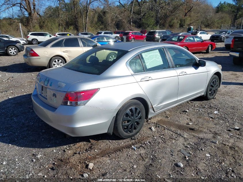 2008 Honda Accord 2.4 Lx VIN: JHMCP26318C011135 Lot: 43952188