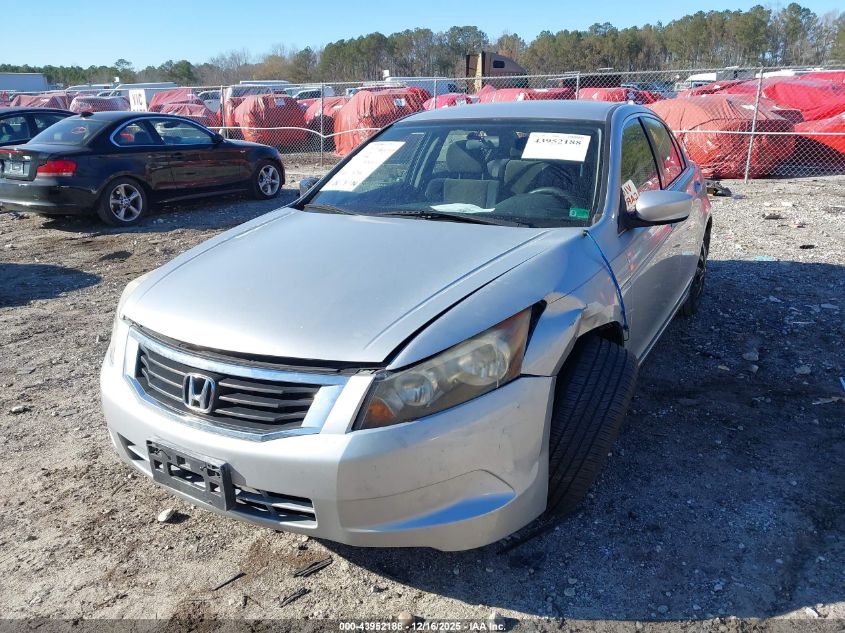 2008 Honda Accord 2.4 Lx VIN: JHMCP26318C011135 Lot: 43952188