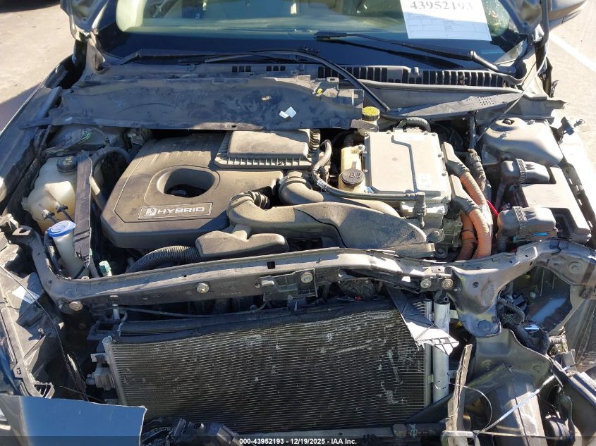 2017 Ford Fusion Hybrid Titanium VIN: 3FA6P0RU4HR279742 Lot: 43952193