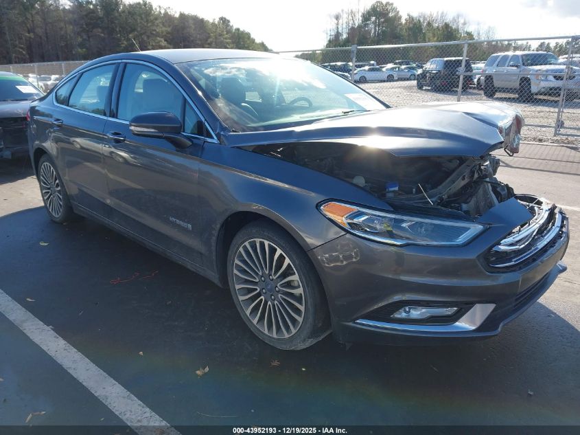 2017 Ford Fusion Hybrid Titanium VIN: 3FA6P0RU4HR279742 Lot: 43952193