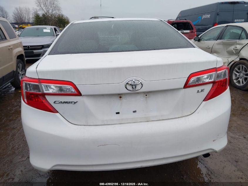 2013 Toyota Camry Le VIN: 4T4BF1FK8DR313867 Lot: 43952195